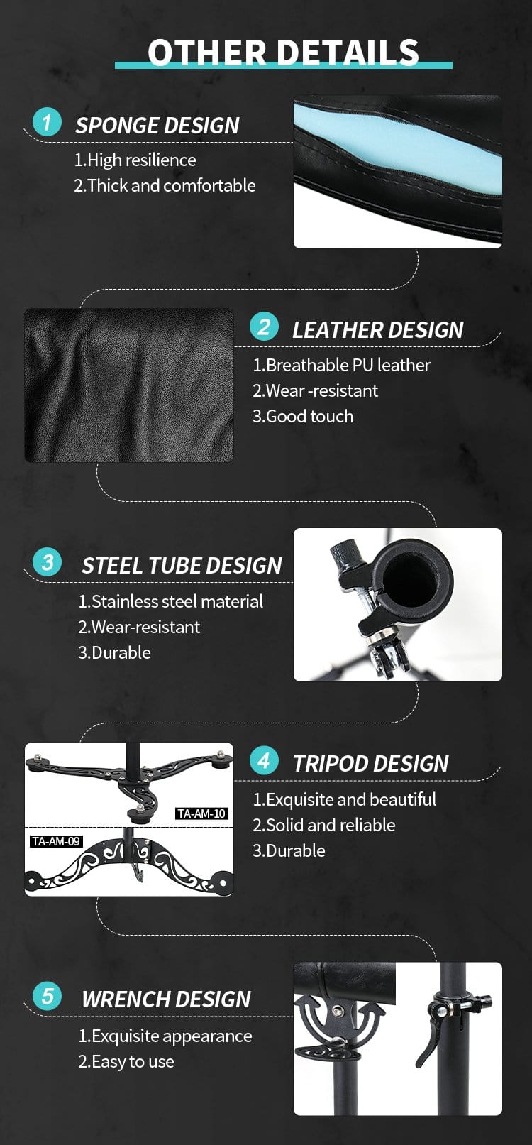 【Mexico】TatArtist Tattoo Arm Holder Soft Pad TA-AM-09