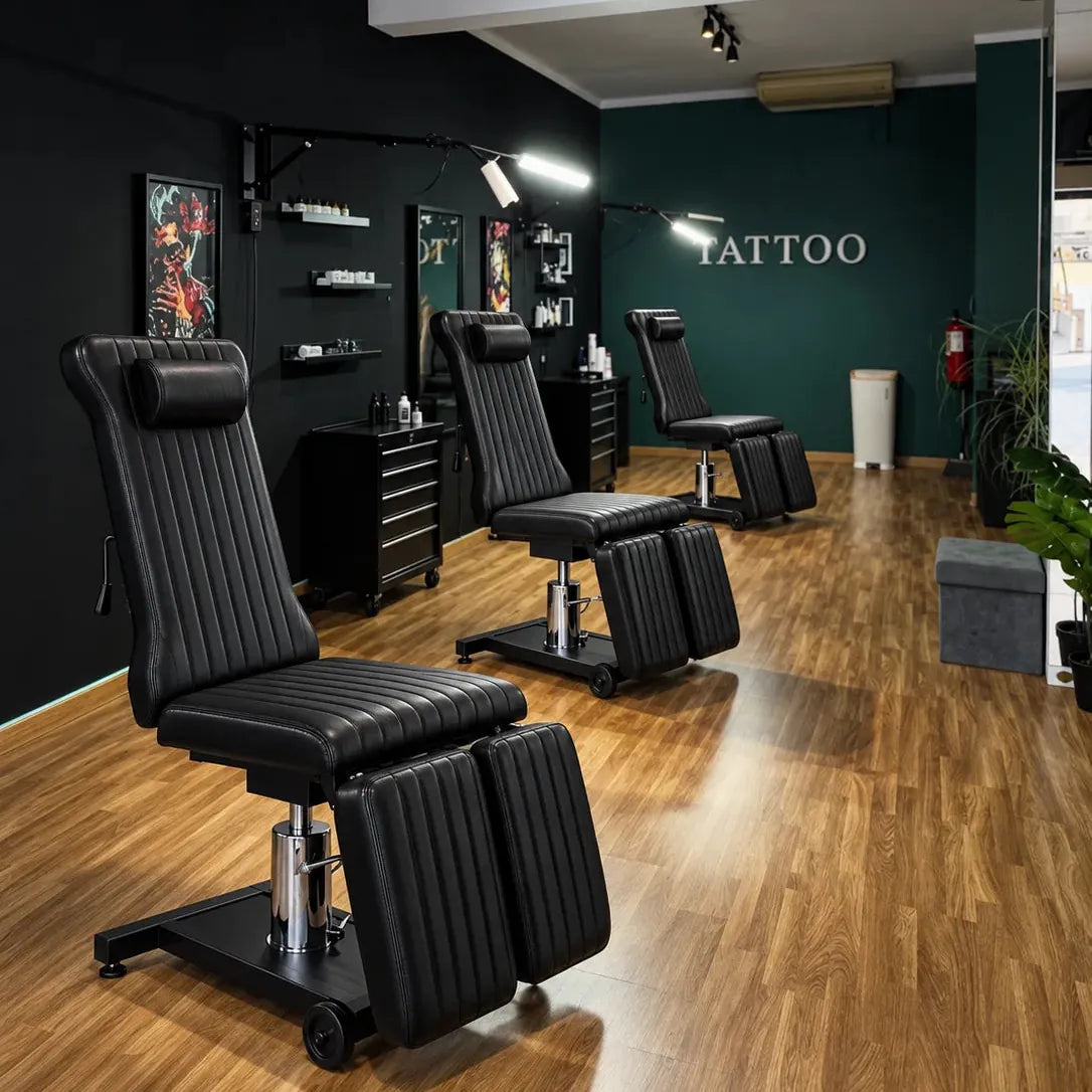 tattoo shop tattoo client chair