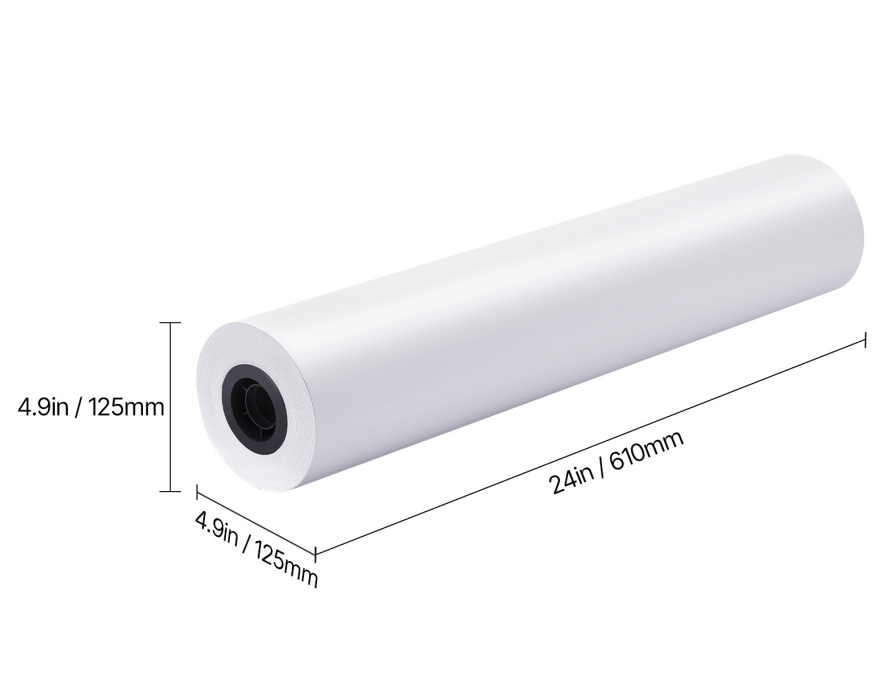 24-Inch Wide-Format Tattoo Design Paper, 2 Rolls