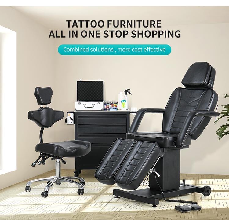 【USA+CA】2022 Hot Vertical Lift Electric Tattoo Client Chair TA-TC-07