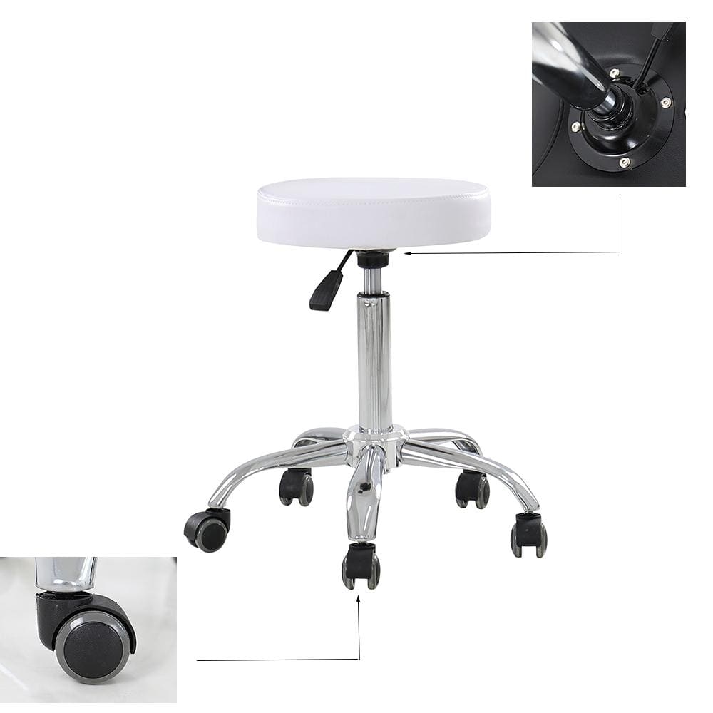 【USA】Beauty Salon Chair Stool Spa Chair Tattoo Chair Stool Black TA-9920