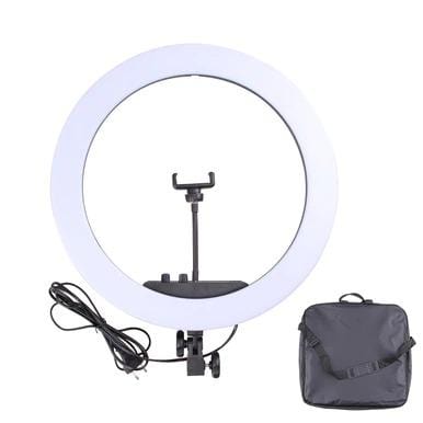 【EE.UU.】Anillo de luz LED para tatuajes - Tricolor ajustable de 18"