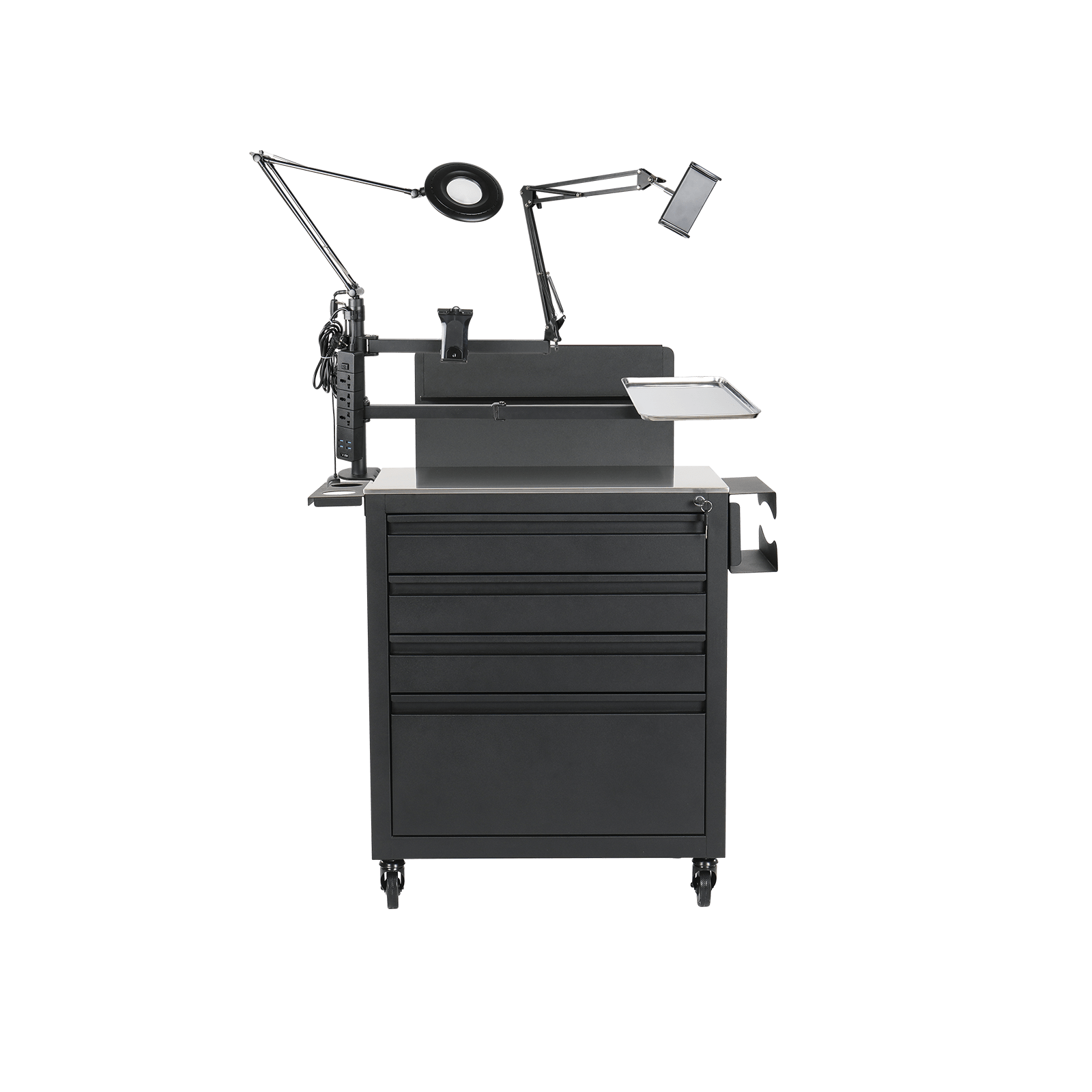 Gabinete de herramientas para estación de trabajo de tatuaje con cajones TA-WS-03